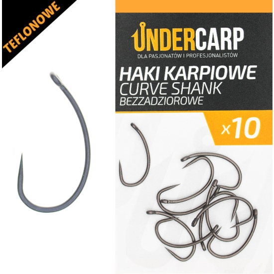 UnderCarp CURVE SHANK bezzadzioru - SIZE 2 / 10szt.